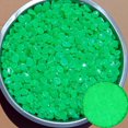 thumbnail image 2 of TIELUTT 1CM Small Luminous Stone Fish Tank Garden Fluorescent Micro Border Stone Edging Yard and Garden Items Terrarium Rocks Stepping Stone round 12 Decorative Stepping Stones for Landscaping, 2 of 4