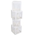thumbnail image 1 of Boîte de Rangement pour Ballons 4 Pcs Boîte à Ballons Transparente Étui Transparent Boîte à Ballons Clarté Remarquable, 1 of 8