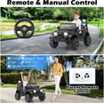 thumbnail image 3 of OLAKIDS Ride on Truck, 12V Battery Powered Electric Vehicle for Kids with Remote Control, Bluetooth, Power Display, LED Lights, Music Player, Ride on Toy for 3+ Boys Girls, 3 of 9
