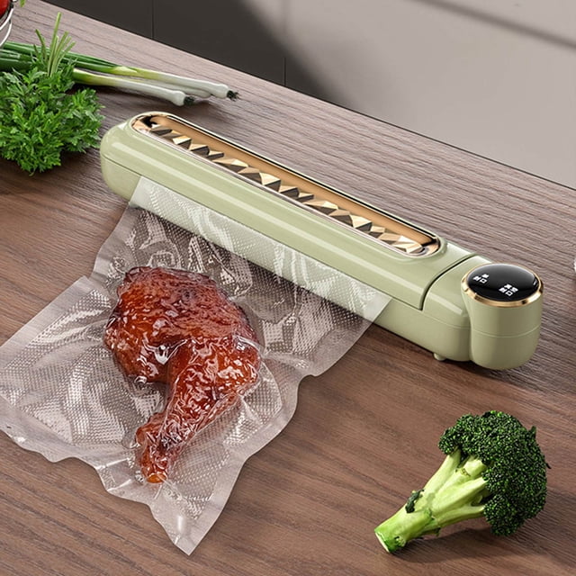 Vacuum Sealer Machine Vacuum Sealer Machine Automatic System With 10 Heat Bags For Food Storage Fresh-Keeping