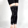 thumbnail image 4 of relayinert Genouillères Sport Résistantes aux Chocs Support de Genou pour Amateurs de Sport Protection Sportive Noir L 1Set, 4 of 6