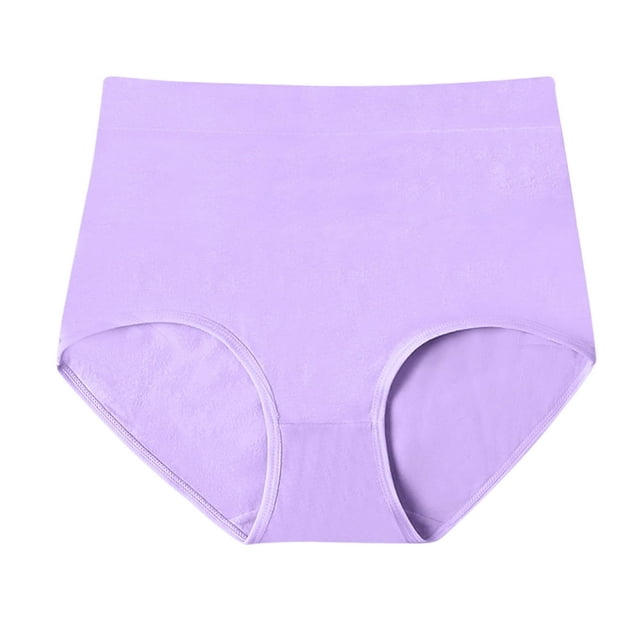 Women‘s Fashion Basic Elastic Comfortable Solid Color Cotton Underwear
