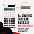 thumbnail image 3 of SHARP EL510RT 10-Digit Scientific Calculator, 169 Functions, Direct Algebraic Logic, 2 Modes, 3 Key Memory, 1 Variable Statistics, 3 of 7