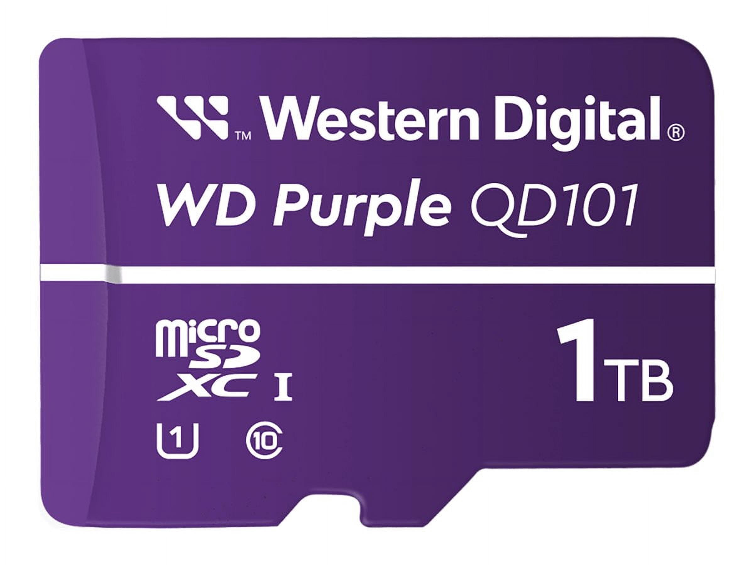WD Purple WDD100T1P0C 1 TB Class 10-UHS-I (U1) microSDXC