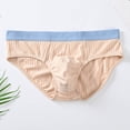 thumbnail image 1 of ylioge Mens Underwear Low Rise Briefs Boys Casual Stretchy Color-Block Breathable High-Cut Basic Comfort Hipster Underpants, 1 of 6
