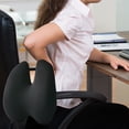 thumbnail image 3 of Liyamei High Density Lumbar Support Pillow With Adjustable Straps Ergonomic Firm Back Cushion For Memory Foam Car Sofa And Airplane Use Washable, 3 of 4