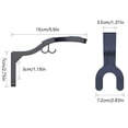 thumbnail image 2 of No Drill Motorcycle Bike Wall Mount Hanger Secure Storage Space Saving Hook Rack, 2 of 6