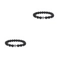 thumbnail image 2 of Redempat Fashionable And Comfortable To Wear Unisex Beaded Bracelets For Everyday Chic Frosted 2Set, 2 of 6