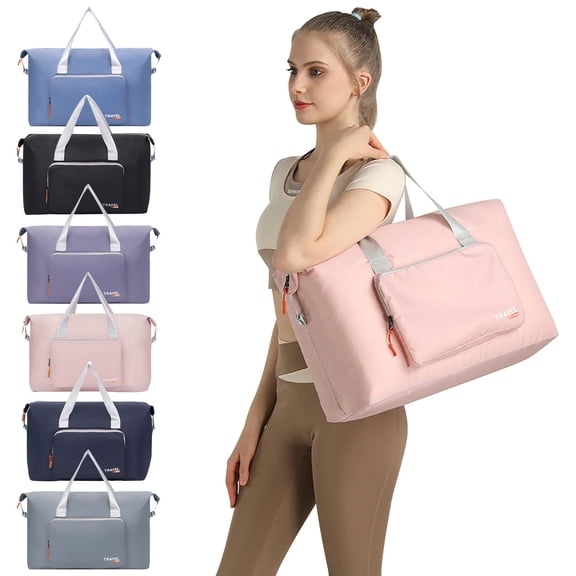 Vaidha Sac de Voyage Léger Grande Capacité Sac de Bagage Pliable Sac de Rangement Portable Sac de Rangement pour Voyages d'Affaires de Courte Distance