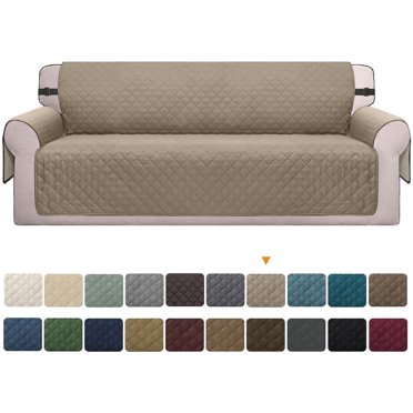 Reversible Sofa Cover Machine Washable Couch Cover Water Resistant Slipcover Non Slip Furniture Protector for Dogs, Children, Pets