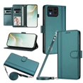 thumbnail image 1 of Book Style Wallet Cover for ASUS Zenfone 11 Ultra, Soft PU Leather, Dark Green, 1 of 6