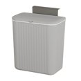 thumbnail image 2 of Baohd Kitchen Waste Compost Bin Multifunction Holder for Cabinet Door Countertop Grey 9L, 2 of 9