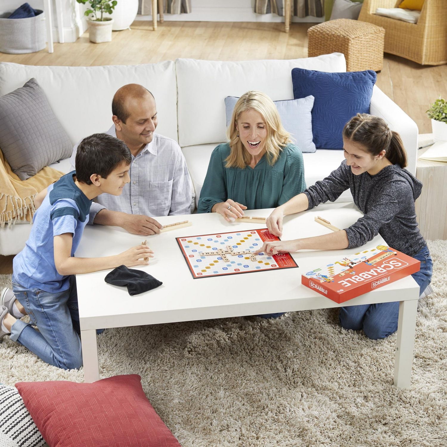 Hasbro Scrabble Board Game, The Classic Crossword Game (English)