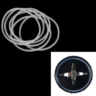 TOPINCN Rubber Seal Ring,Replacement Gaskets ,6Pcs New Replacement Gaskets Rubber Seal Ring For Magic Bullet Flat/Cross Blade