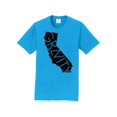 thumbnail image 1 of Gravity TradIng T-Shirt à Manches Courtes Cali - Saphir - Logo Noir - 2TG, 1 of 1