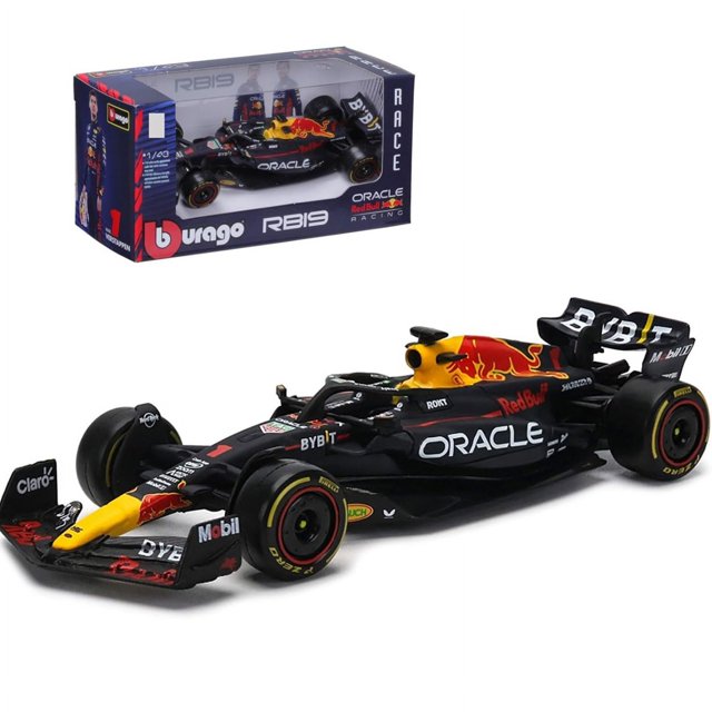 1:43 Aston Martin AMR23 Mercedes W14 Red Bull RB19 Miami GP Ferrari SF23 Alpine A523 F1 Modèle Voiture de Formule Statique Racing RB19-1