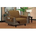 thumbnail image 1 of Classic Reversible Quilted Waterproof Furniture Protector Diamond Design (Chair, Bronze/Brown), 1 of 2