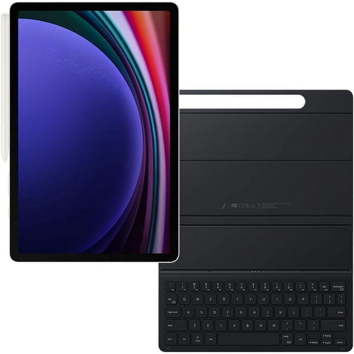 Samsung Galaxy Tab S9+ (Plus) 512GB 12GB RAM (Big Save Bundle Pack) + Keyboard Book Cover Case with Trackpad | Open Box