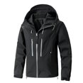 thumbnail image 2 of Birdeem Vestes pour Hommes Veste à Capuche Slim Mode avec Cordon de Serrage, 2 of 12