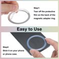 thumbnail image 4 of 5Pcs Magnetic Adapter Ring, Magnetic Wireless Charger Conversion Kit, Green, 4 of 8