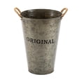 thumbnail image 1 of koolsoo Farmhouse Flower Planter Metal Bucket Multifunctional for Patios Living Room brown, 1 of 9