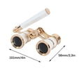 thumbnail image 2 of Pisexur 3X25 Opera Glasses Binoculars Mini Binocular Portable Binocular With Foldable Handle For Musical Concert on Clearance, 2 of 7
