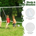 thumbnail image 3 of Gymax 12 x 6FT All-Weather Soccer Goal w/Strong UPVC Frame Kids Adults Soccer Practice, 3 of 10