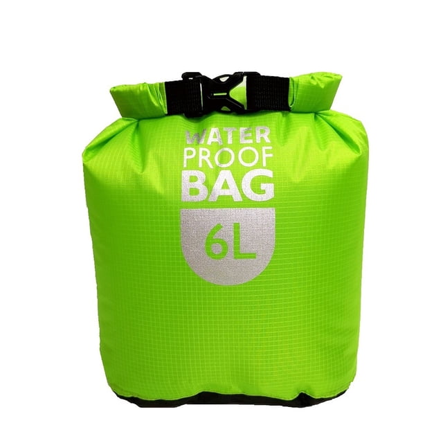 Outdoor 6L12L Dry Waterproof Sack Bag Swimming Rafting Kayak Boating Storage Bag Waterproof Index 3000mm High Quality Buckle