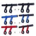 thumbnail image 4 of relayinert Bicycle Handlebar Extender with Double Clamps Front Flashlight Extension Bracket Mounting Rack Adapter Supplies Black Aluminum Alloy 1Set, 4 of 6