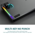 thumbnail image 4 of Gaming Keyboard Mechanical 60 Percent Wired 60% Mechanical Gaming Keyboard Rgb Backlit Compact 61 Keys Mini Keyboard with Blue Switches for Windows Pc Mechanical Keyboard and Mouse, 4 of 8