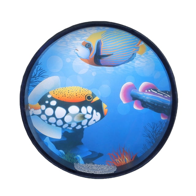 Ocean Drum Wooden Handheld Sea Drum Percussion Instrument Gentle Sea Sound Musical For