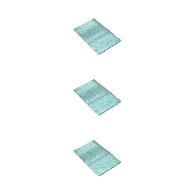 relayinert 1/2/3/5 Exquisite Crafted Carpet Quick-drying Strong Grip No Shedding Absorbent Sky Blue 40cm*60cm 3PCS