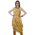 thumbnail image 2 of Moomaya Robe Kurti Sans Manches à une Épaule Imprimée pour Femmes, Vêtement de Créateur Boho pour Fête, 2 of 7