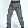 thumbnail image 4 of Birdeem Pantalons pour Hommes Pantalons de Randonnée Légers Cargo Pêche Militaire avec Poches, 4 of 12