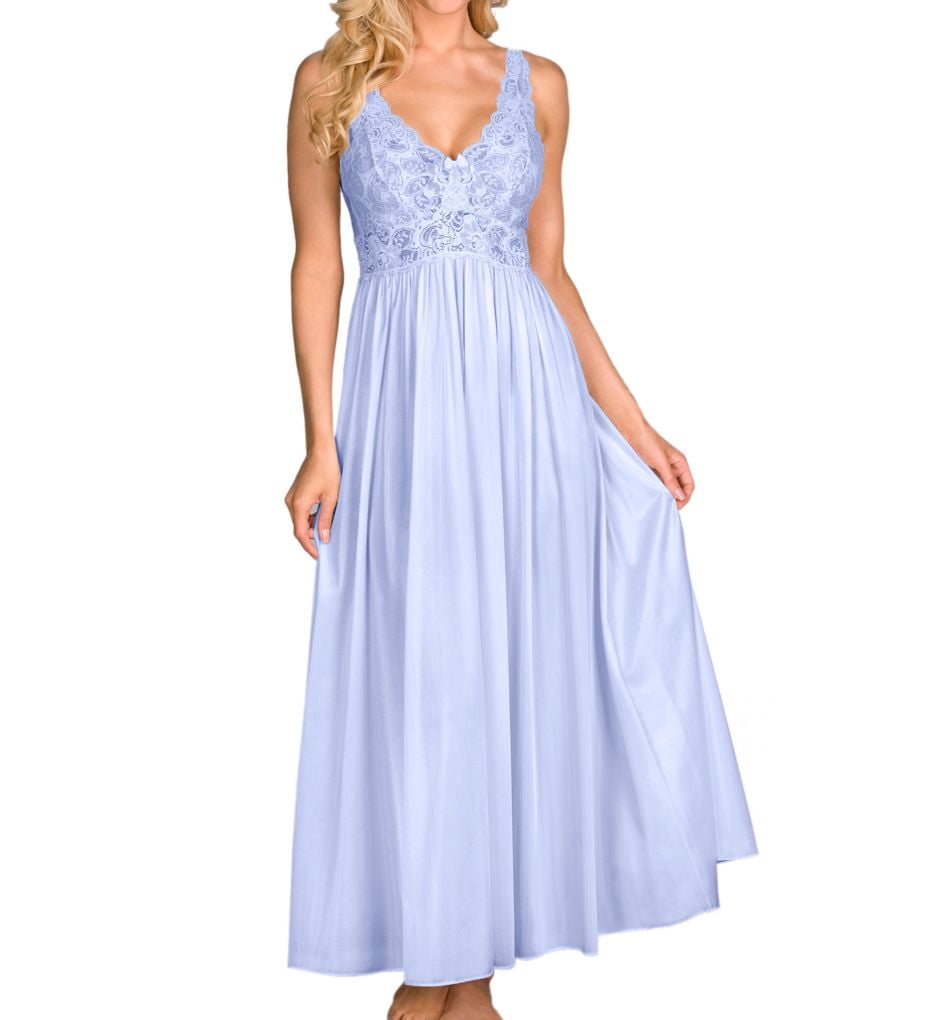 Robe Silhouette 53 Pouces pour Femmes Shadowline 31737 (Peri Frost L)