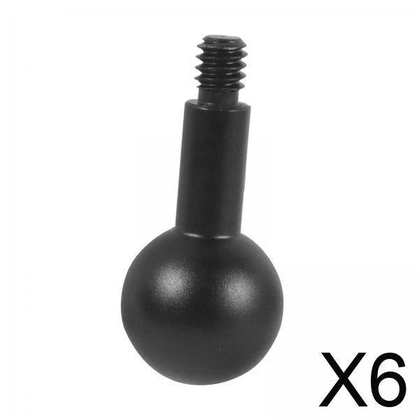 Quzzie 2-6pack 20mm Ball Head Adapter Mount Pocket Stability Versatile Action Camera 6 Pcs