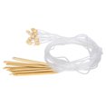 thumbnail image 2 of Circular Needle Yarn Tube Bleach Loop Knitting Accessories Crochet Cushions Needles Double End Color Sewing Sweater Set 12Pcs Bamboo Hooks, 2 of 7