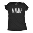 thumbnail image 1 of Womens Mama Cubed T Shirt Funny Math Nerdy Mother's Day Cute Tee for Mom Of Three (Heather Black) - L, 1 of 3