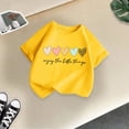 thumbnail image 2 of 2025 T-Shirts Graphiques Mignons pour Filles pour Adolescentes Col Rond Manches Courtes Coton Vêtements pour Filles Tee Été Décontracté T Vêtements Chemise, 2 of 4