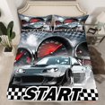 thumbnail image 2 of Erosebridal Teens Racing Car Full Sheet Sets,Extreme Sports Bedding Full Size,Fast Car Decor,Lightweight,4-Piece, 2 of 7