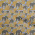 thumbnail image 1 of oneOone Rayon Dark Mustard Fabric Animal Craft Projects Decor Fabric Printed by The Yard 56 Inch Wide, 1 of 4