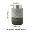 thumbnail image 3 of Japanese/Ceramic Foaming Soap Dispenser, Foam Soap Dispenser With Gold Pump, Hand Foaming Dispenser, For Barthroom Kitchen-grey-No Foam, 3 of 8