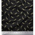 thumbnail image 1 of Soimoi Silk Fabric Circle & Lizard Reptile Printed Fabric 1 Yard 42 Inch Wide, 1 of 3
