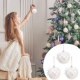 thumbnail image 2 of Christmas Tree Decorations Set Pack of 3 Christmas Glitter Foam Balls Christmas Tree Decoration Christmas Balls 8Cm Christmas Tree Decoration Set Set of 3 Christmas Trees, 2 of 6