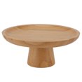 thumbnail image 2 of Wooden Fruit Bowl, Kitchen Countertop Large Fruit Basket for Vegetables Snacks Desserts, 6.5", 2 of 8