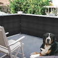 thumbnail image 4 of Filet d'Ombrage pour Balcon Couverture d'Écran d'Intimité pour Balcon Couverture d'Écran d'Intimité Ombre Clôture Résistante aux Intempéries Brise-Vent pour Extérieur Cour Arrière Patio, 4 of 6