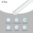 thumbnail image 3 of Unique Bargains Tuyau Acrylique Transparent Rigide Tube Rond 5 mm ID 8 mm OD 14 Pieds pour Lampes et Lanternes, Système de Refroidissement par Eau 4 Pcs, 3 of 6