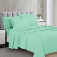 thumbnail image 1 of Swift Home Luxury 4-Piece Sheet Set with Extra Pillow Case, Twin, Sea Foam, 1 of 8