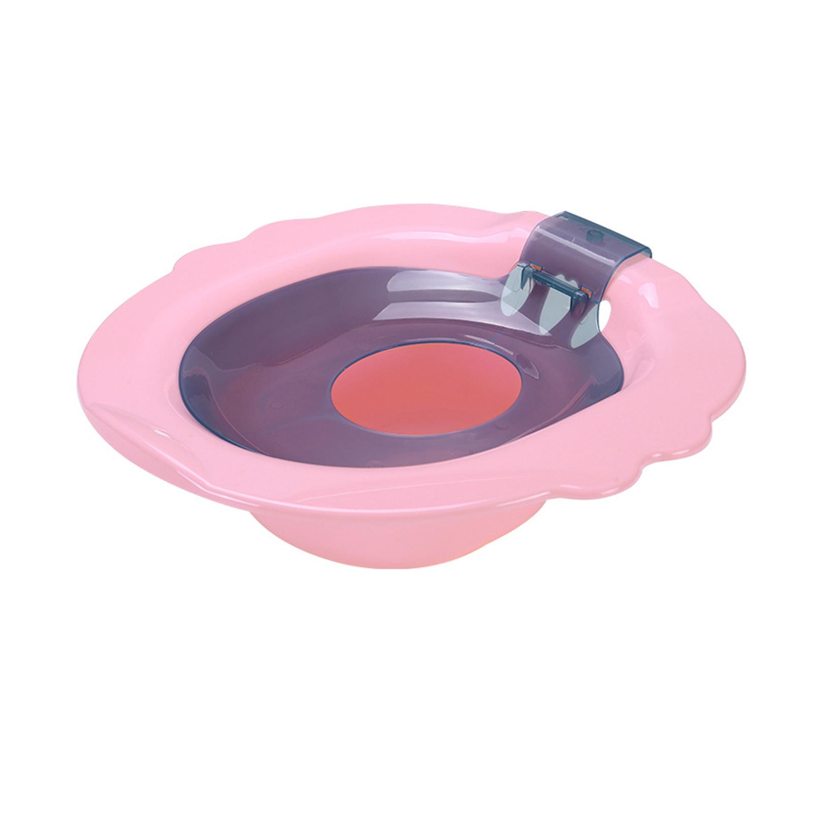 Bain de Sitz Apaise et Nettoie Lavage Sans Squat Bains à Vapeur Réutilisables Nettoyage Rose