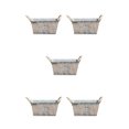 thumbnail image 3 of VONKY Retro Iron Plants Flower Bucket Planter Metal Vase Home Decor Pail Flower M 5Set, 3 of 6